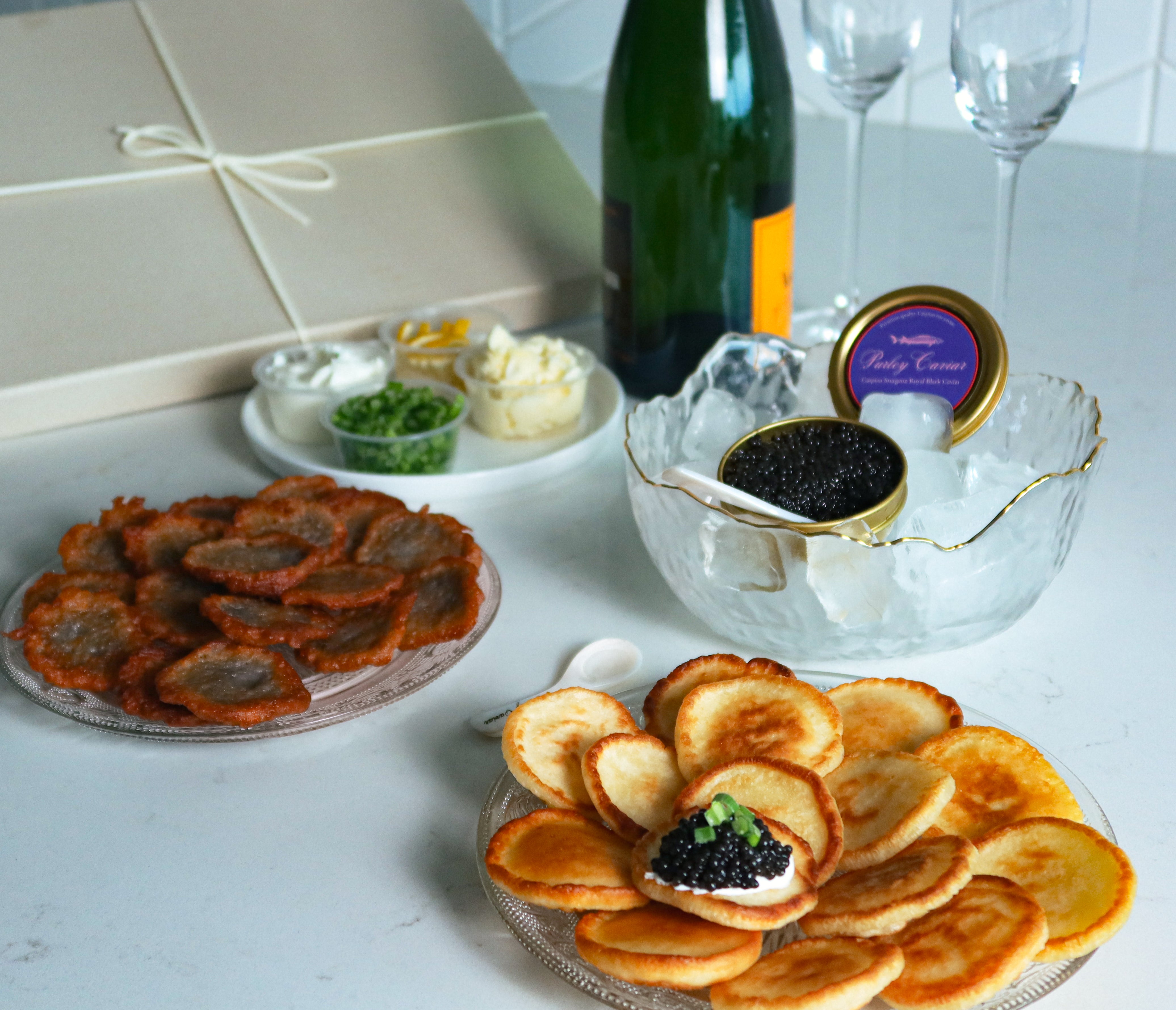 The Full Purley Caviar Experience (currently taking pre-orders for May 11-12 Mother&#39;s Day Weekend)