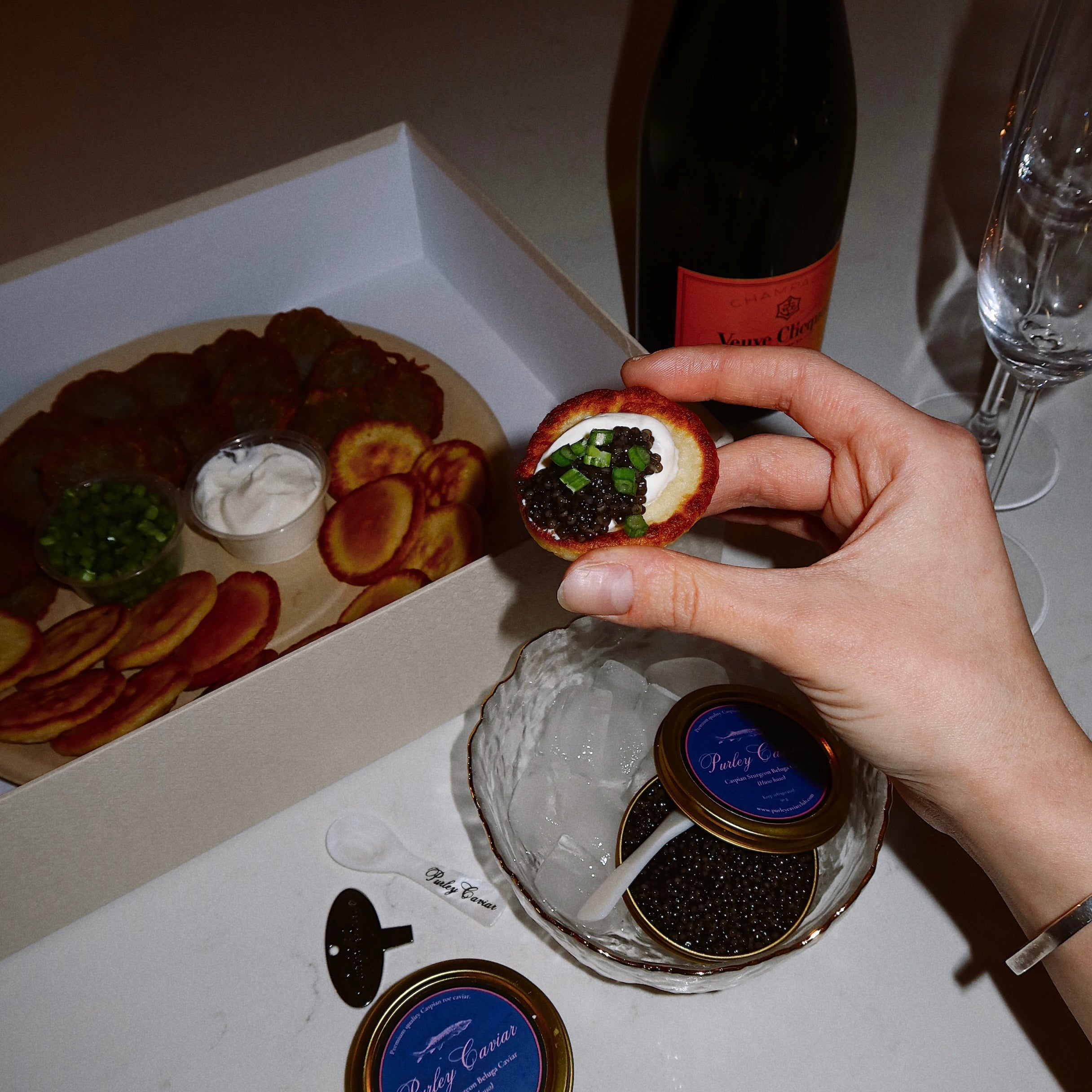 The Full Purley Caviar Experience (currently taking pre-orders for May 11-12 Mother&#39;s Day Weekend)