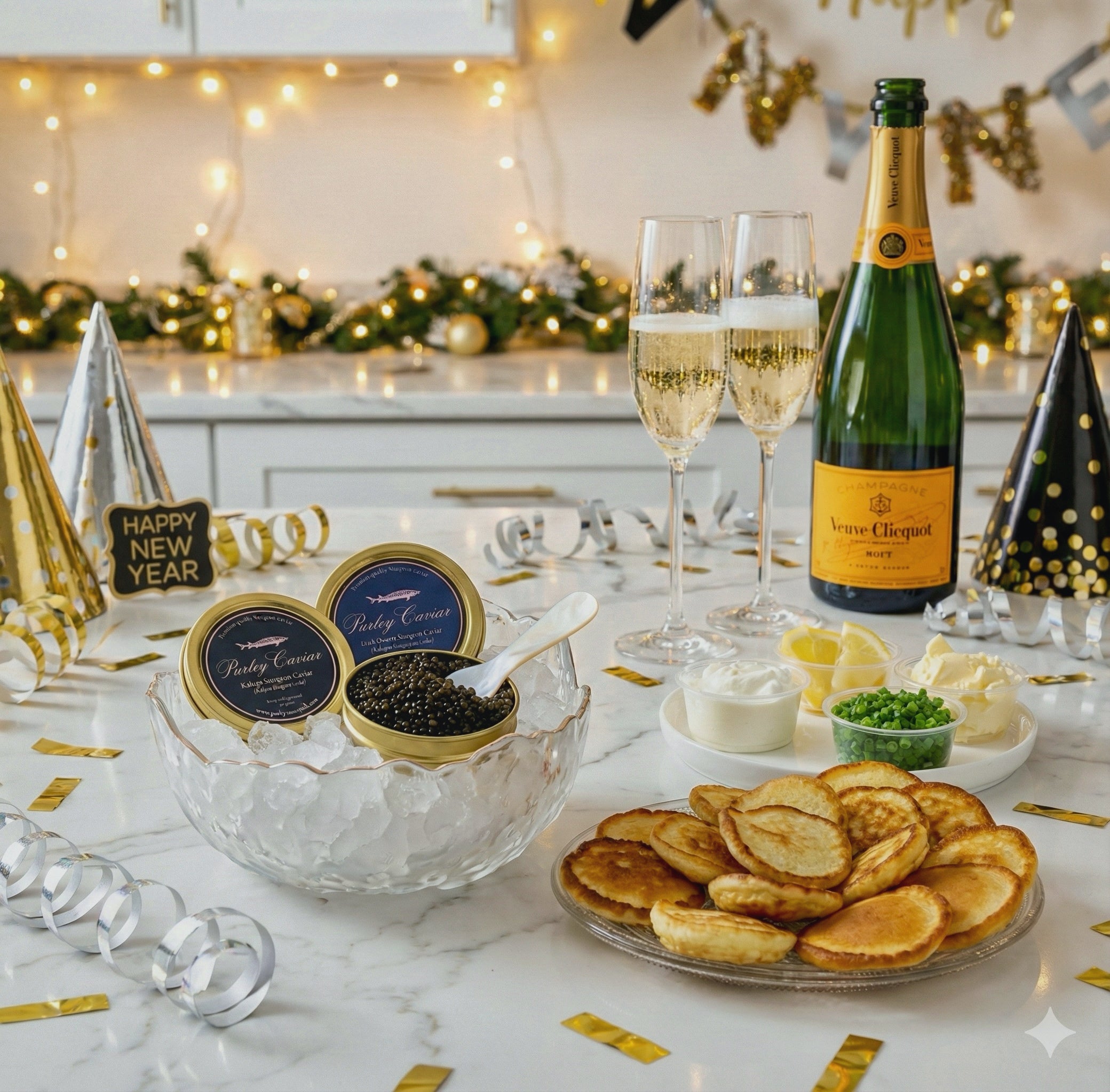 The Full Purley Caviar Experience